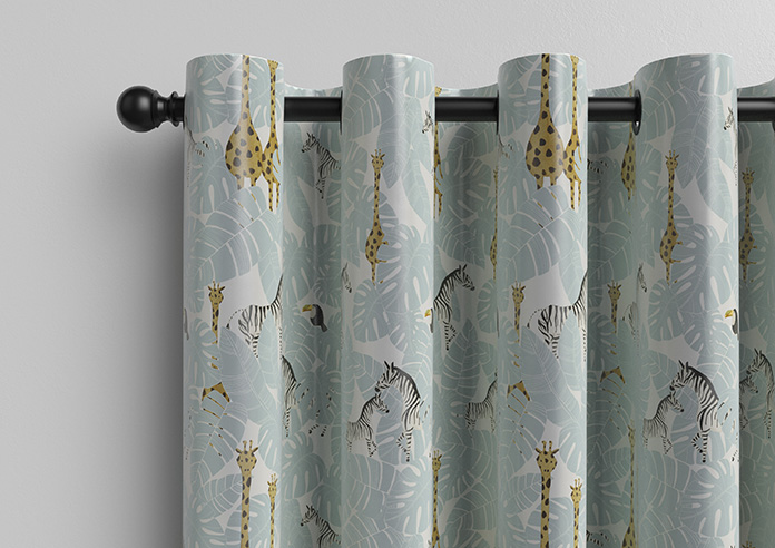 Wild Thing, Powder Blue - Made to Measure Curtains - Image 12